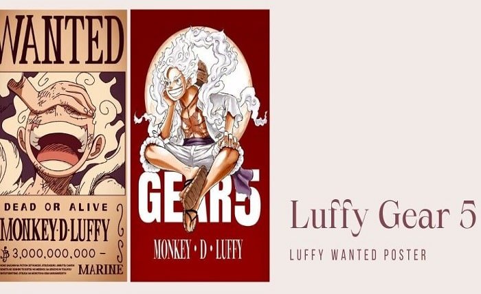 Gear 5 Luffy Wanted Poster