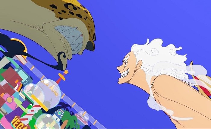 Luffy Gear 5 vs. Lucci