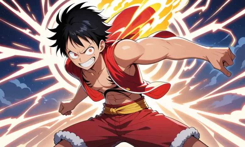 Exploring the Epic World of Gear 5 Luffy iPhone Wallpaper