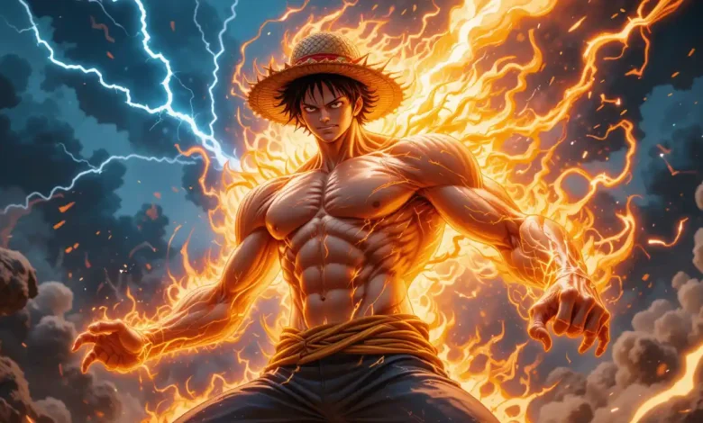 The Power Unleashed Gear 5 Luffy